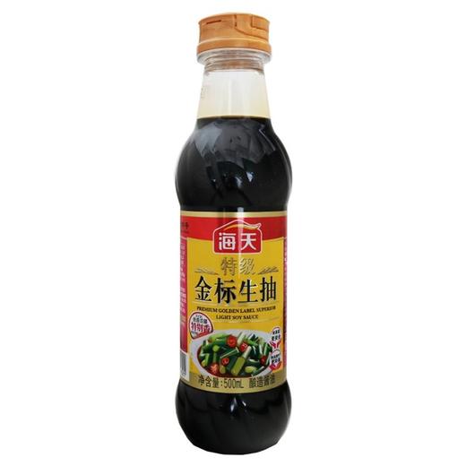 海天特级金标生抽(酿造酱油)【500ml】广东海天 商品图0