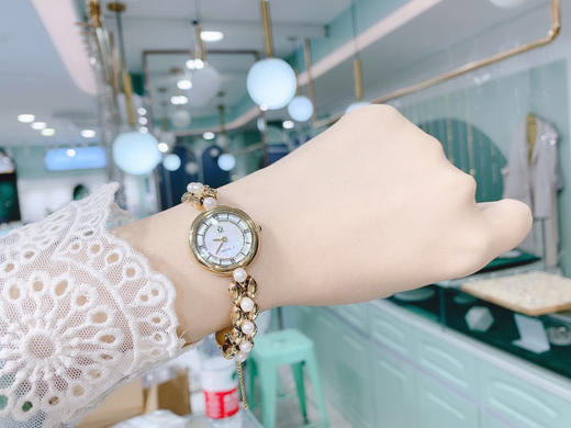 MIKIMOTO大牌同款女士手表贝壳表盘珍珠镶嵌表带三个尺寸可选 一年保修 商品图7