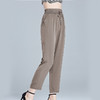 丁摩 纯色真丝裤小脚裤女士高腰休闲裤透气老板裤桑蚕丝裤20-144小脚DS399 商品缩略图5