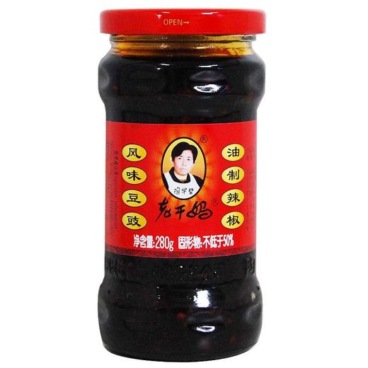 老干妈风味豆豉油制辣椒【280g】贵阳老干妈 商品图0