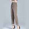 丁摩 纯色真丝裤小脚裤女士高腰休闲裤透气老板裤桑蚕丝裤20-144小脚DS399 商品缩略图4