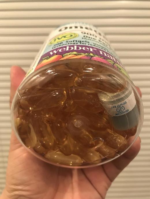 特价！Webber三倍浓缩DHA Omega3深海鱼油 900mg 200粒/瓶 温哥华直邮 商品图2