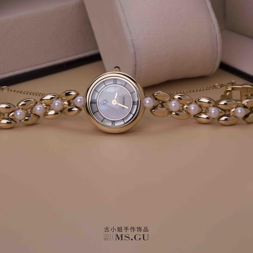 MIKIMOTO大牌同款女士手表贝壳表盘珍珠镶嵌表带三个尺寸可选 一年保修 商品图3