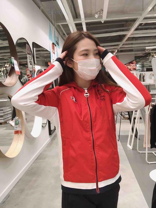 这个厉害了！法鳄首席设计师亲自操刀设计春秋红白色针织梭织拼接Olympic卫衣男女情侣款正品保真 商品图11