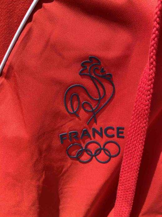 这个厉害了！法鳄首席设计师亲自操刀设计春秋红白色针织梭织拼接Olympic卫衣男女情侣款正品保真 商品图4