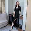 LJY-H9907-419夏季爆款气质女装高温定型时尚套装 商品缩略图3