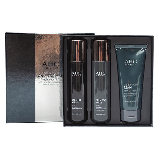AHC/ahc 男士水乳三件套护肤水乳洗面奶套盒套装深层清洁控油 商品图4