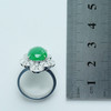 派瑞翡翠 18K金翡翠戒指 玻璃种 满绿 商品缩略图4