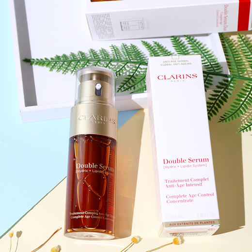 法国 CLARINS 娇韵诗双萃精华 黄金双瓶抗初老焕活修护 30/50ml 商品图1