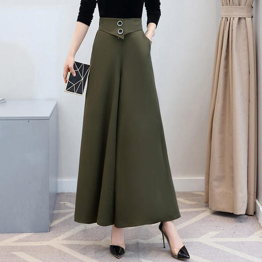 KY-CPYY18001-2新款高腰显瘦垂感休闲时尚阔腿裤 商品图2