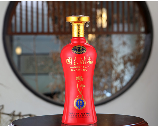 宝丰清香型 50度国色清香·15 (20版) 规格500ml*6 - 宝丰酒官方旗舰