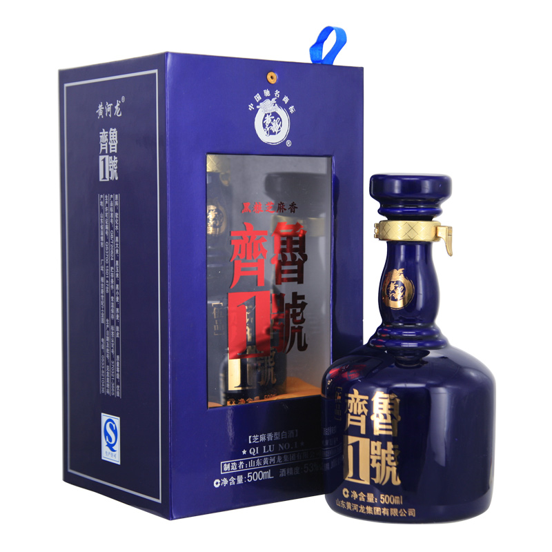 53度黑粮芝麻香型齐鲁1号2012年产 单瓶装