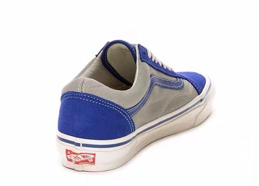 Vans OG Old Skool LX 低帮休闲板鞋男女板鞋 反毛皮翻毛帆布 黑蓝 珍珠灰 黑绿色 复古鸽子灰色 海魂蓝 红色 蓝色 灰色 绿色 奶茶 型号：DF68 商品图5