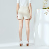 EITIE爱特爱女夏季新款时尚通勤百搭洋气花边裤口显瘦短裤B2005406 商品缩略图2