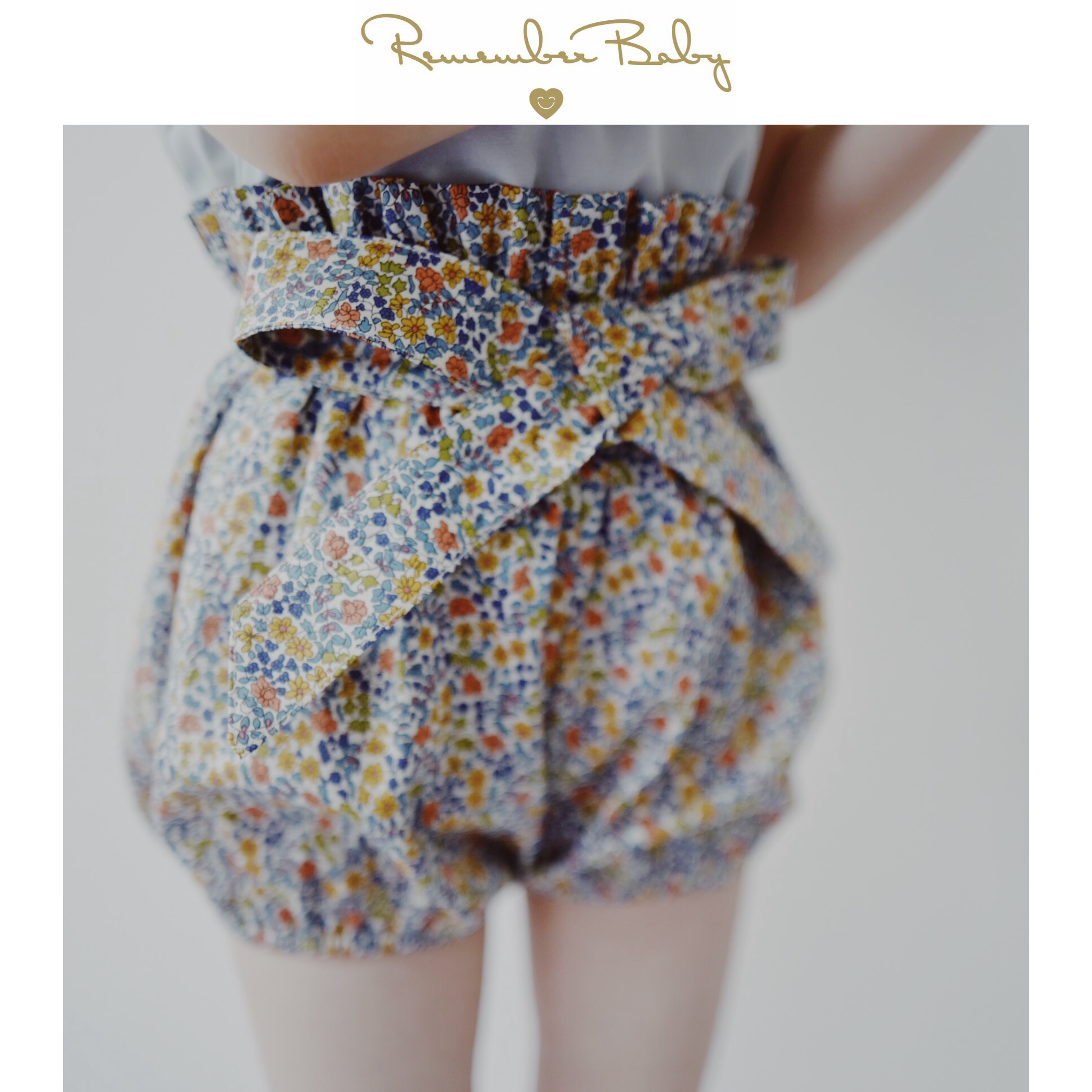 现货 / MINT BOUQUET | 日本进口liberty面料制花柄蝴蝶结短裤