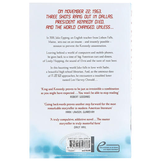 预售 【中商原版】拯救肯尼迪 11.22.63 英文原版 Stephen King 斯蒂芬·金 肯尼迪总统遇刺事件 商品图1