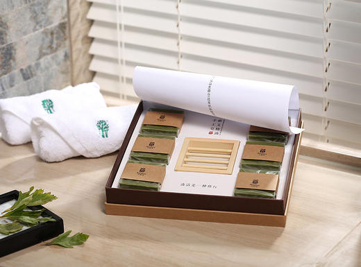 艾益生精油皂（礼盒装）6块精油皂+1个原木皂盒+2个泡沫网 商品图0