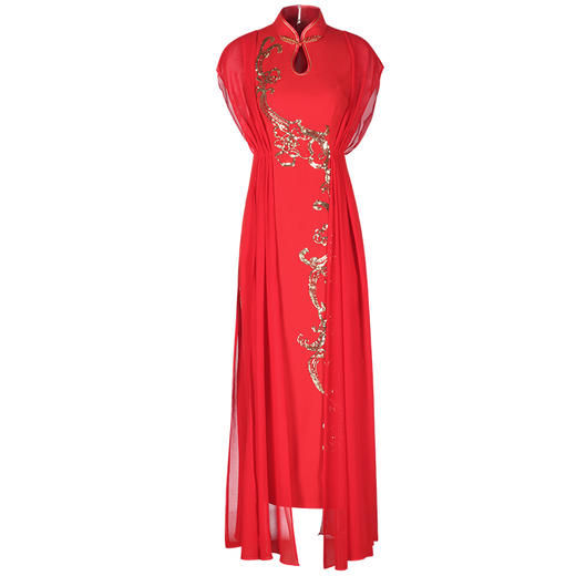 DLQ-A1956优雅中国风年轻款旗袍 商品图3