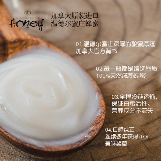 加拿大wendell温德尔天然白蜜1Kg大瓶装 ；保质期：10年（一般贸易） 商品图7