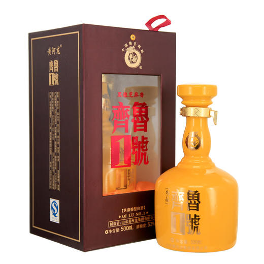 53度黑粮芝麻香型齐鲁1号2012年产 单瓶装 商品图0