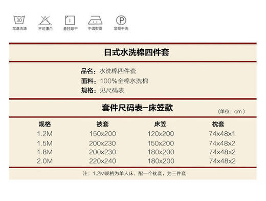 老米优品 / 无印代工厂直供春款水洗棉格纹四件套  SJT200315K 商品图7
