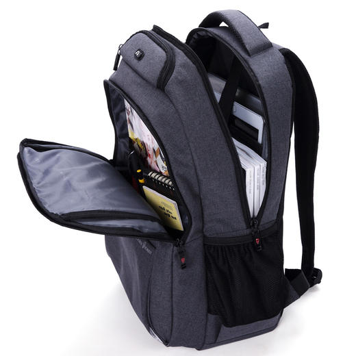 维多利亚旅行者 VICTORIATOURIST 双肩包电脑包15.6英寸 男商务防泼水双肩背包V9006灰色 商品图4