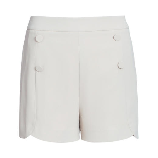 EITIE爱特爱女夏季新款时尚通勤百搭洋气花边裤口显瘦短裤B2005406 商品图4