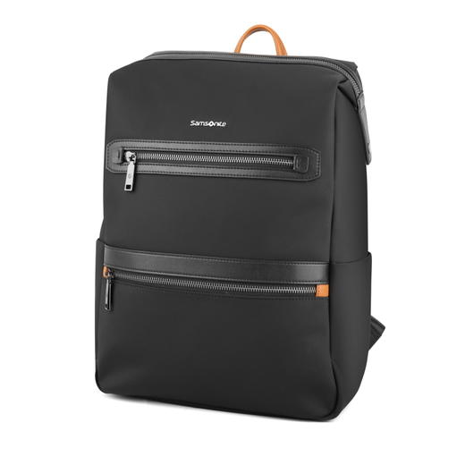 新秀丽电脑双肩包 时尚大开口设计 多场景适用可容纳14英寸电脑 BR6 商品图1