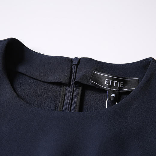 EITIE爱特爱夏季新款通勤收腰显瘦荷叶袖女上衣B2013416 商品图9