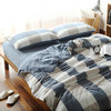 老米优品 / 无印代工厂直供春款水洗棉格纹四件套  SJT200315K 商品缩略图1