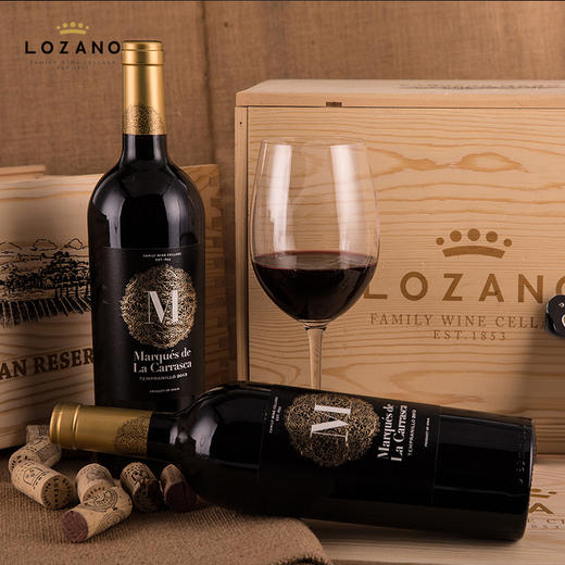 【洛萨诺·始于1853】进口红葡萄酒 西班牙百年酒庄 餐桌上的芭蕾  玛卡干红系列 红酒 有李子 草莓 樱桃 车厘子 甘草香气 搭配 火腿 烤肉 猪肉 牛肉 鸡肉更佳  幽灵舰队推荐 商品图1