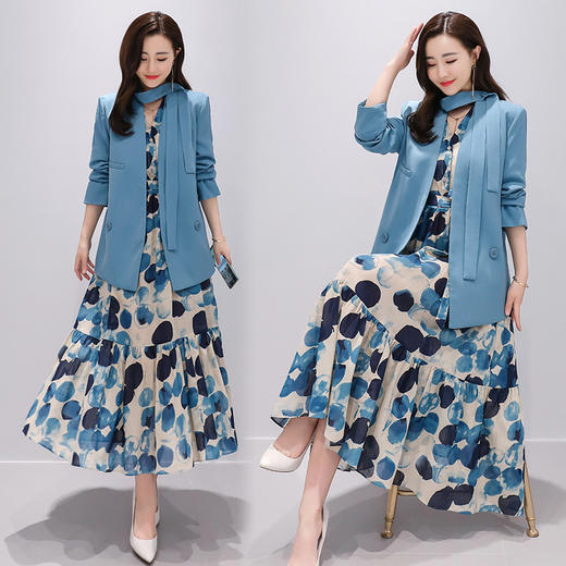 LY-AN92075新款小清新气质西装内搭两件套 商品图2