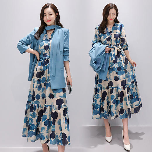 LY-AN92075新款小清新气质西装内搭两件套 商品图3