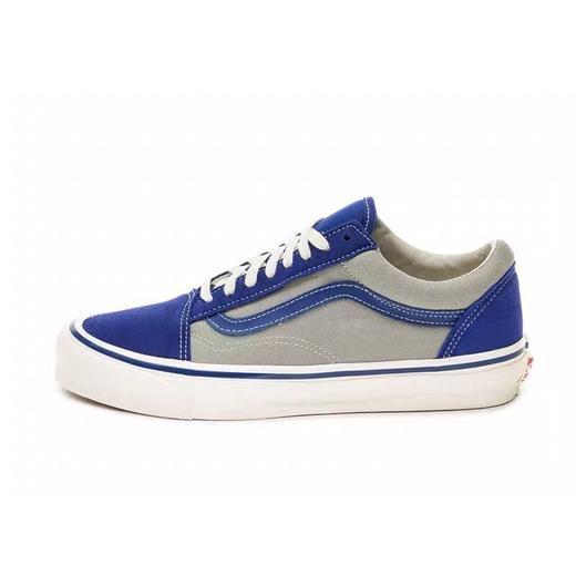 Vans OG Old Skool LX 低帮休闲板鞋男女板鞋 反毛皮翻毛帆布 黑蓝 珍珠灰 黑绿色 复古鸽子灰色 海魂蓝 红色 蓝色 灰色 绿色 奶茶 型号：DF68 商品图4