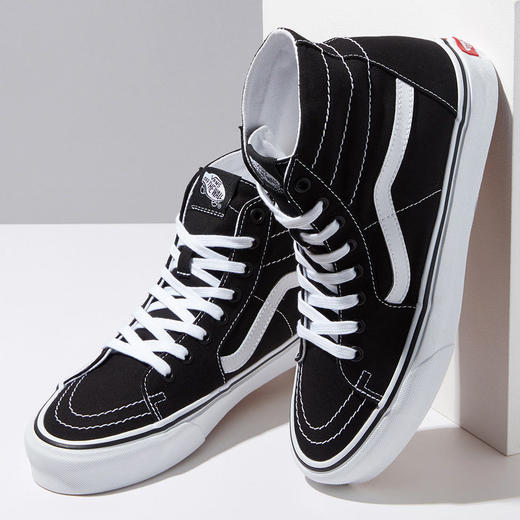 新品VANS SK8 HI 黑色白色 纯黑 纯白 黄色 全工艺帆布款 尺码：36-44.sy103 商品图1