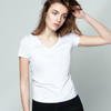 【特价清仓】男女经典款50支圆领/V领短袖T恤 商品缩略图5
