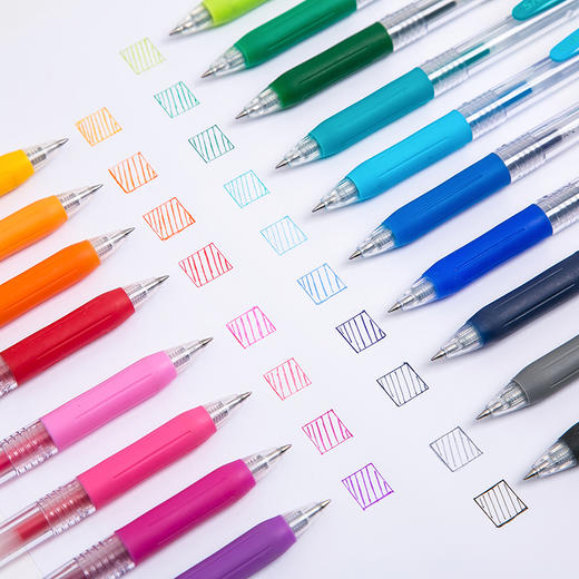 日本ZEBRA斑马JJ15速干按动中性笔0.4学生考试签字笔0.5彩色水笔 商品图1