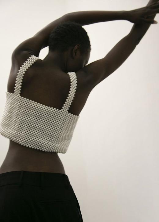 Bevza 珍珠编织胸衣 商品图2