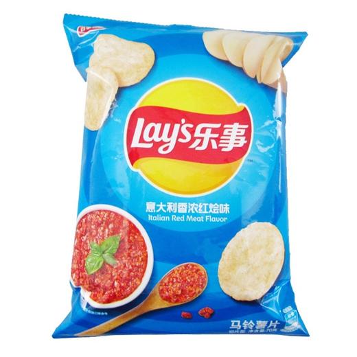 乐事,意大利香浓红烩味马铃薯片【70g】 商品图0