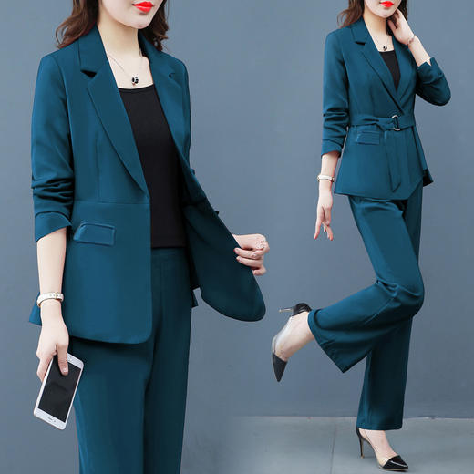 ADL-HB13B202春装新款洋气时尚小香风两件套 商品图4