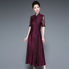 YZL-227宴会礼服复古立领连衣裙 商品缩略图1