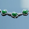 派瑞翡翠 18K金翡翠项链 冰种 满绿 商品缩略图1