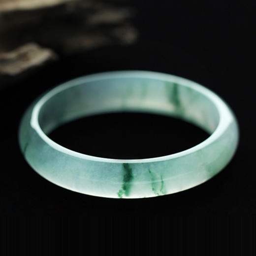 派瑞翡翠  翡翠手镯 冰种 飘花 商品图2