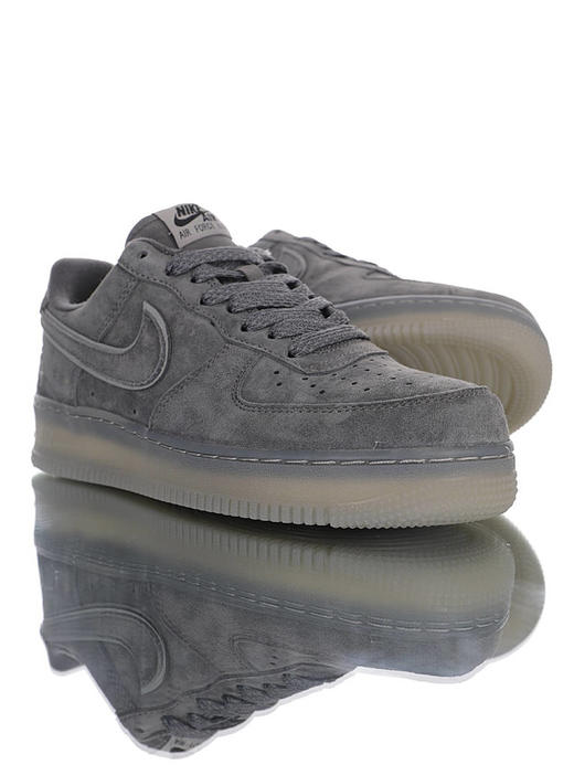耐克Nike Air Force 1 '07 卫冕冠军联名 台产丝光猪巴革鞋面 正确透明中底 内置全掌AirSole气垫 3.0灰暗灰透明底天使3M配色 商品图2