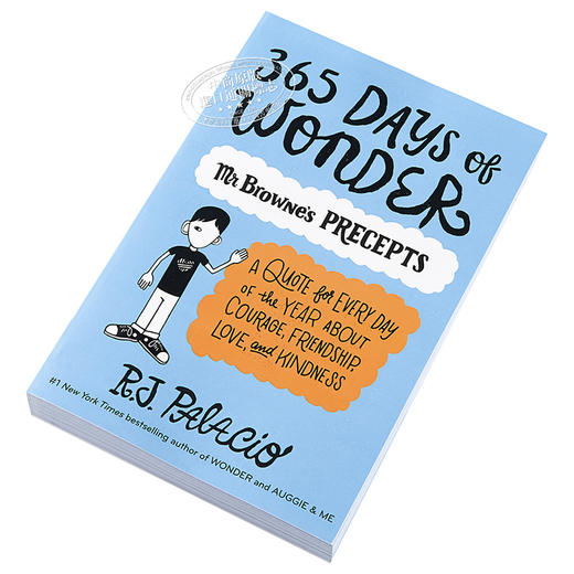 预售 奇迹365天 英文原版 365 Days of Wonder Mr. Browne’s Precepts 奇迹男孩 R. J. 帕拉秋 英文文学 文学小说 商品图2