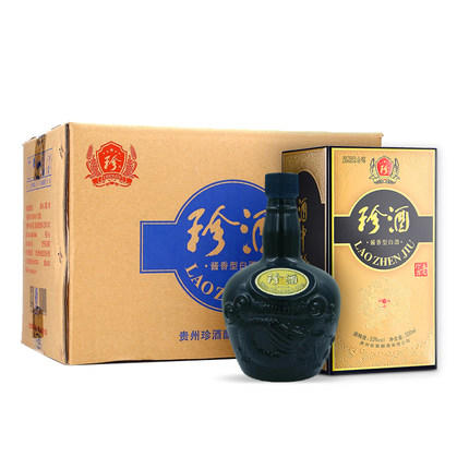 【老珍酒】珍酒老酒 53度酱香型白酒【500ml本商城规格1件即为1瓶】 商品图1