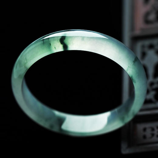 派瑞翡翠  翡翠手镯 冰种 飘花 商品图1