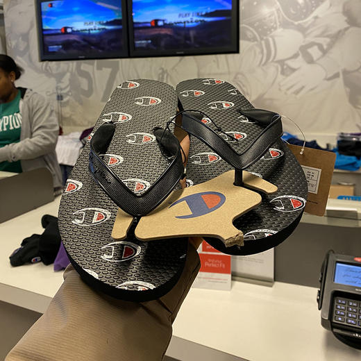  Champion 男士夏季新款休闲清凉百搭时尚舒适人字拖 商品图0