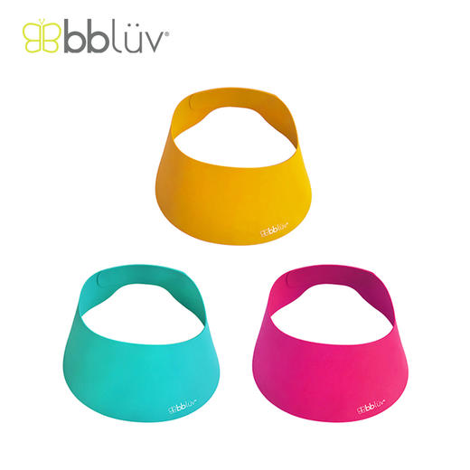 bbluv加拿大 进口儿童硅胶浴帽可折叠调节大小洗发帽防漏水婴幼儿 商品图0