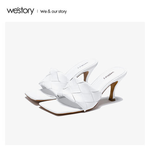 westory2020年夏季凉拖鞋网红编织ins潮外穿女W20BJ60691 商品图1